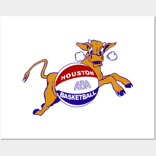 Defunct - Houston ABA Basketball 1969 Posters and Art